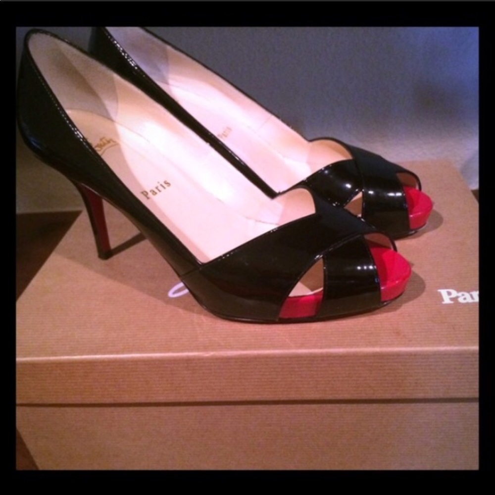Like new Louboutins with refurbished soles